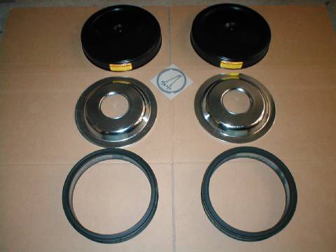 Air Cleaner Kits w/Paper Filters (3447 or 3705)