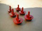 Battery Caps - Vented, Set of Six (64 Steel Cars ONLY). Same as Max Wedge Style