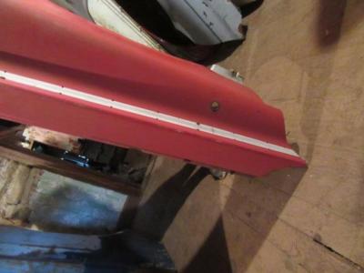 1962 Dodge B-Body Right Front Fender 62 B-Body Mopar Good Used OH16 Texas Fender