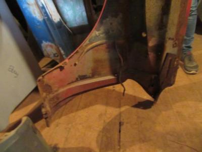 1962 Dodge B-Body Right Front Fender 62 B-Body Mopar Good Used OH16 Texas Fender