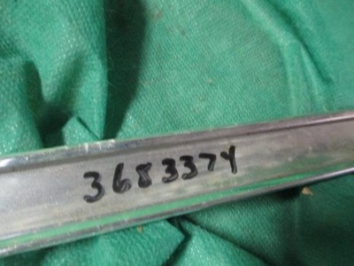 Chrome & Black Moulding NOS MOPAR 3683374