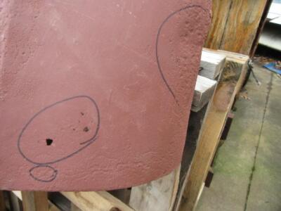 1969 Barracuda Passenger's Side Fender B-Body F # 463 Mopar Used