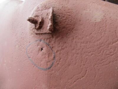 1969 Barracuda Passenger's Side Fender B-Body F # 463 Mopar Used