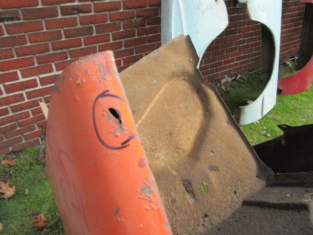 1969 Dodge Charger Passenger's Side Fender F # 470 B-Body Mopar Used