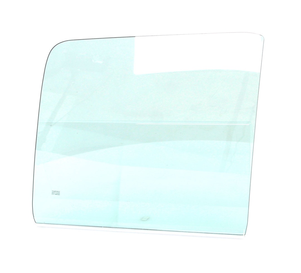 Door Glass - Green Tint - RH - 73-79 Bronco F100 F150 F250 Crew Cab Front Door; F250 Crew Cab Rear Door