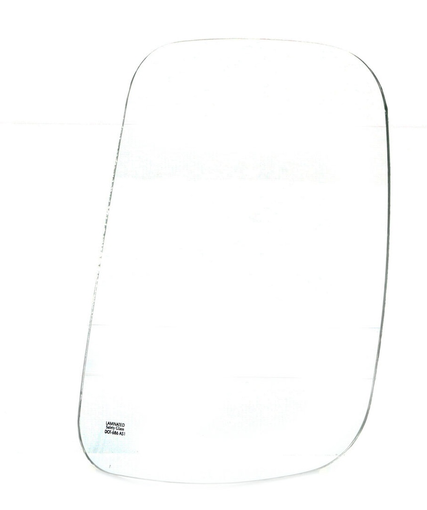 Back Glass - Corner - Clear - LH - 47-55 Chevy GMC Pickup ('55 1st Series)