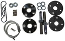 70 Mopar B-Body 70-74 Barracuda Complete Hood Pin Set w/ 23" Cables