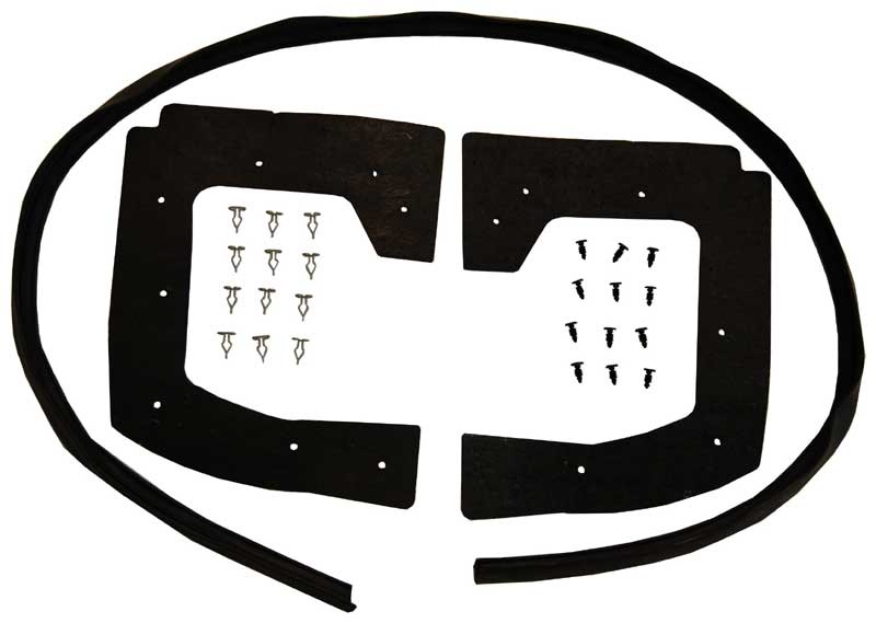 68-70 Mopar B-Body Rear Fender Shield Gasket Set