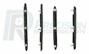 70-72 Chevelle Front & Rear Bumper Guard Inserts (4pcs Set)