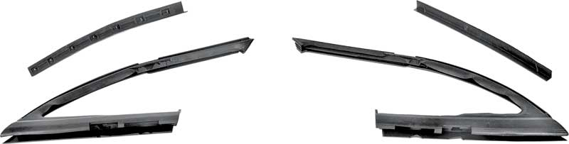68-72 Nova Vent Window Weather Strips - LH & RH (Sold as a Set)