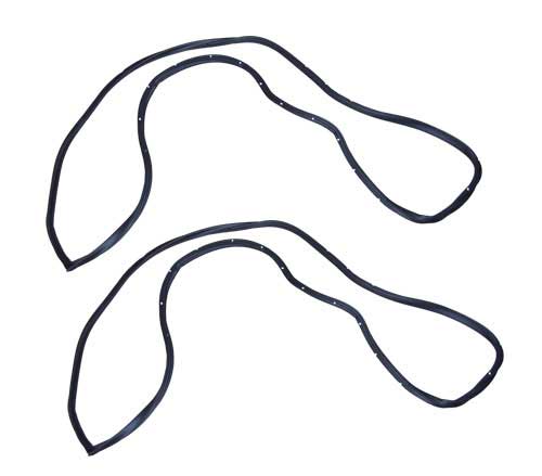 Door Weatherstrips - LH/RH Pair - 66-67 GM A-Body (2-Door Sedan)