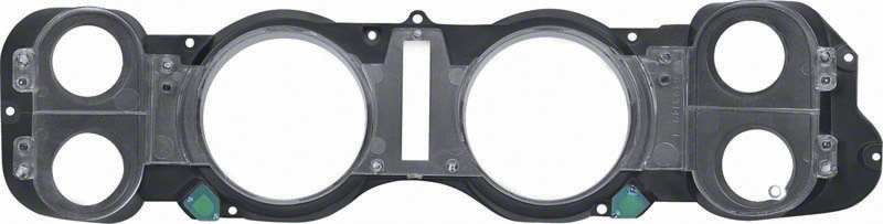 Dash Lens Assembly - Models with Gauges - 70-78 Camaro