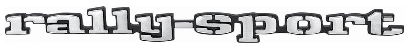 Fender Emblem - "rally-sport" - LH or RH (Sold Each) - 69 Camaro (Rally Sport)