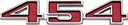 Fender Emblem - "454" - LH or RH (Sold Each) - 70-74 Chevelle