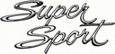 Quarter Panel Emblem - "Super Sport" - LH or RH (Sold Each) - 66-67 Chevy II Nova (Super Sport)