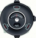 Dash Fuel Gauge with Warning Lights - 63-64 Chevy II Nova (Standard)