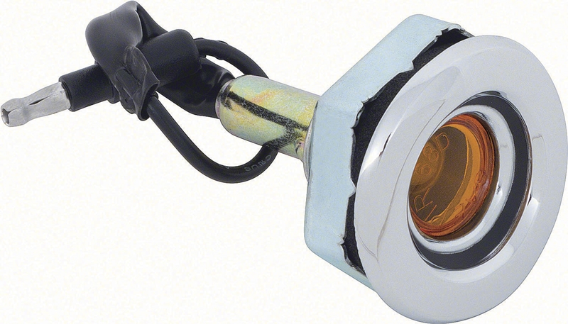 Side Marker Lamp - Front - Curved Style - LH or RH - 68 Dart Charger