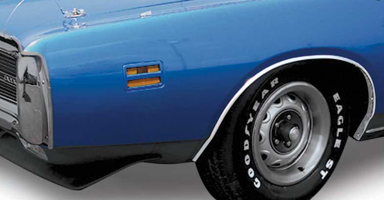 Wheel Openng Moldings - 4 Piece Set - 71-72 Charger