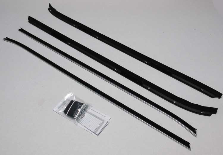 Front Door Beltline Window Felts - Inner & Outer - 70-81 Camaro with Special Belt Molding