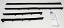 Front and Rear Door Beltline Window Felts - Outer - 68 Chevelle Convertible