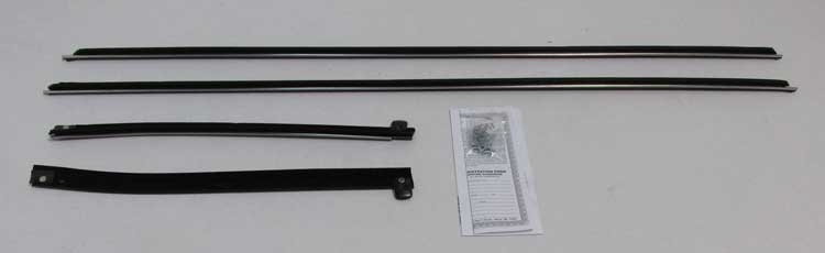 Front and Rear Door Beltline Window Felts - Outer - 69 Chevelle Convertible