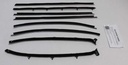 Front and Rear Door Beltline Window Felts - Inner & Outer - 68 Chevelle Coupe