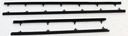 Front and Rear Door Beltline Window Felts - Outer - 66-67 Chevelle 2DR Sedan Post