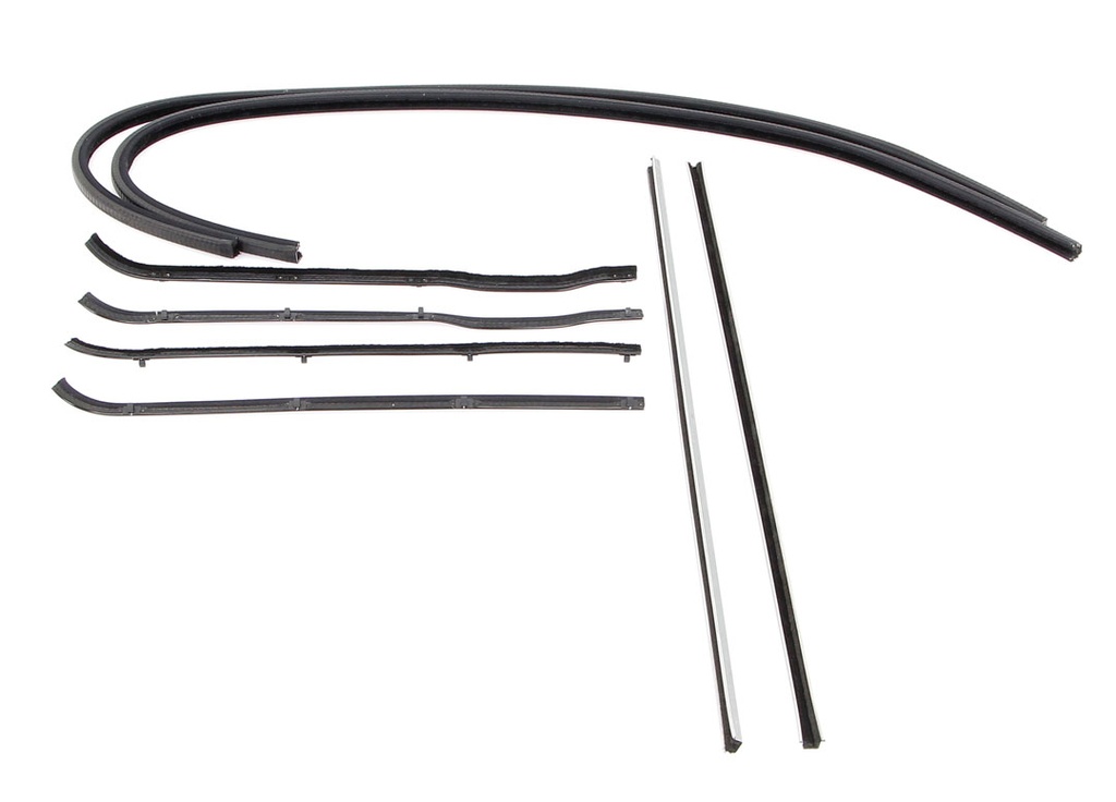 Door Window Channel Seal Kit - 8pcs - 48-52 Ford F1 F2 Pickup Truck