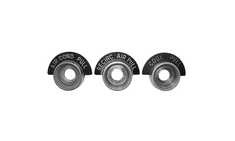 Air Conditioning Control Bezels - 3 Piece Set - 64-66 Chevy GMC Truck