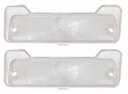 Parking Lamp Lenses - Clear - LH/RH Pair - 66 Chevelle El Camino