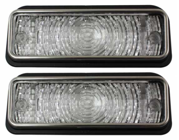 Parking Lamp Lenses - Pair - 69 Chevelle Malibu
