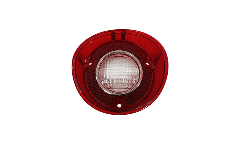 Backup Lamp Lens - With Trim - LH - 72 Chevelle