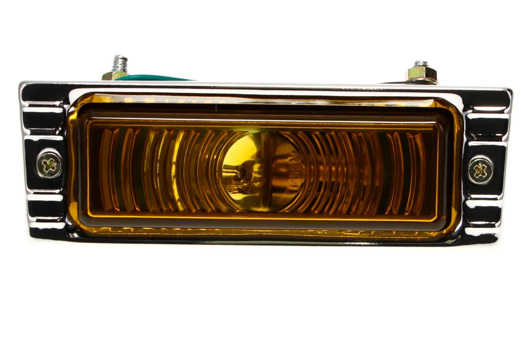 Park Lamp Assembly - 12V - Amber Lens - LH or RH - 47-53 Chevy Pickup Suburban