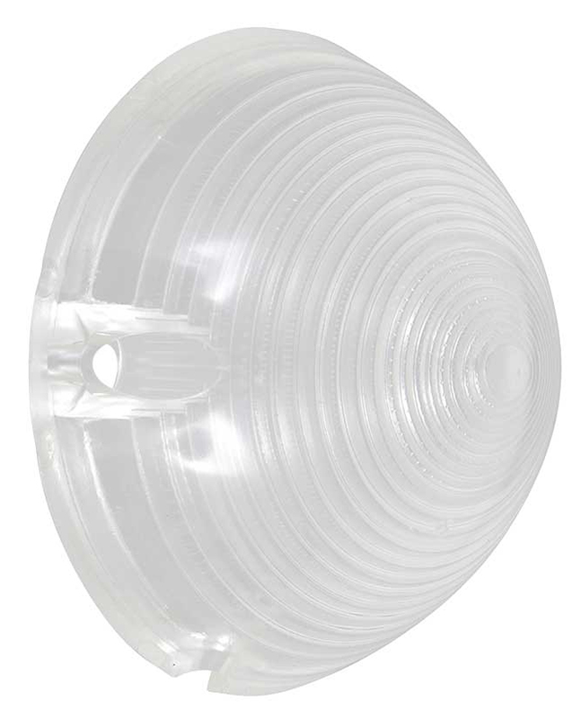 Park Lamp Lens - Clear - LH or RH - 55-57 Chevy Pickup Suburban; 58-59 GMC Truck Suburban