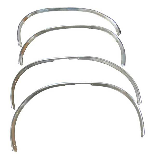 Wheel Opening Molding Set - 4pc - Stainless Steel - 68-70 Charger