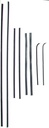 Front Door Window Channel Kit - 8pcs - 51-55 Chevy GMC Pickup Truck Suburban