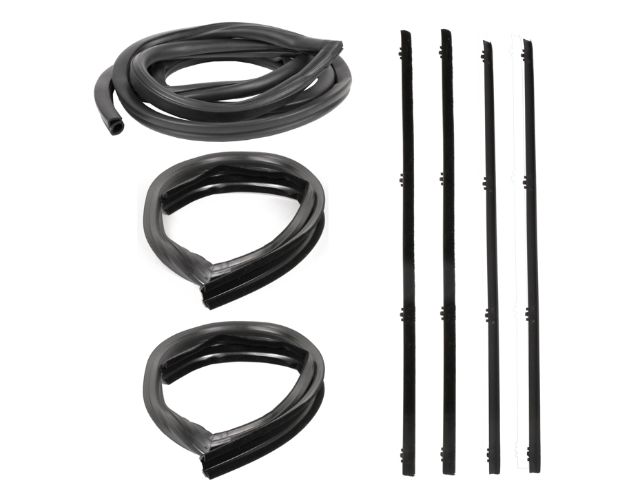 Rear Door Weatherstrip Kit - RH - Glue On - 67-72 Chevy GMC CK Suburban