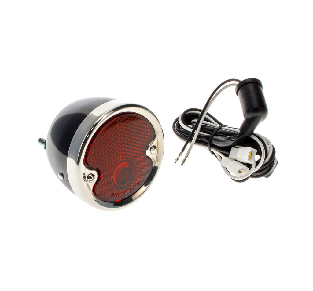 Tail Lamp Assembly - Black Housing - LH or RH - 54-55 Chevy GMC Pickup