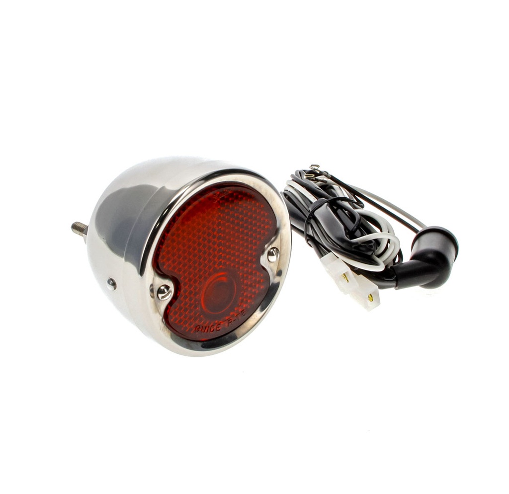 Tail Lamp Assembly - Stainless Housing - LH=RH - 54-55 Chevy GMC Pickup