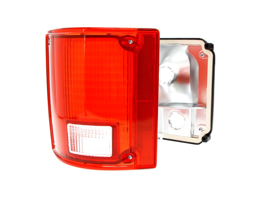 Tail Lamp Assembly - without trim - LH - 73-91 Chevy GMC C/K Truck Fleetside Pickup Blazer Jimmy Suburban