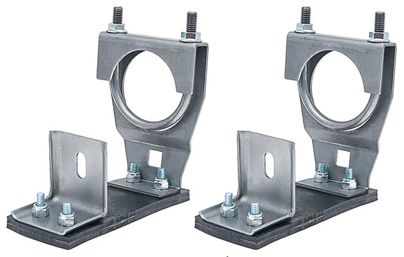Muffler Hangers (2 1/4") - LH/RH Pair - 66-70 Dodge Plymouth B-Body