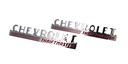 Hood Side Emblems - Pair - CHEVROLET Thriftmaster - 47-48 Chevy Pickup Truck Suburban