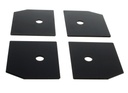 Bucket Seat Floor Brackets - 67-76 Dodge Plymouth A-Body
