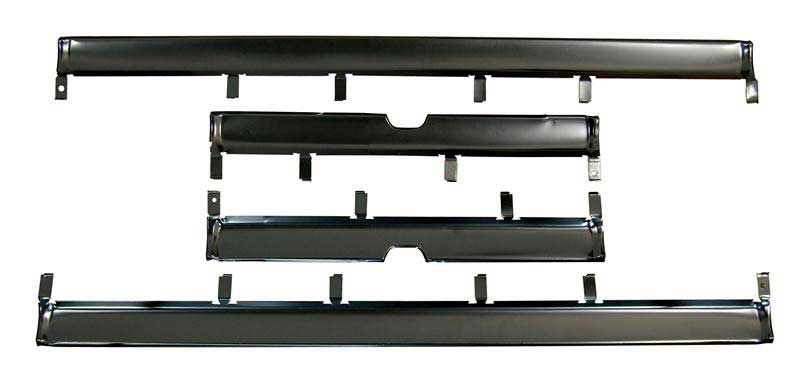 Floor Wiring Cover Set - 67-69 Barracuda; 67-71 Valiant; 70-76 Duster Demon Dart Sport