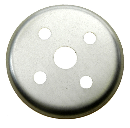 Water Pump Pulley Reinforcement Plate - 68 Camaro; 64-68 Chevelle El Camino; 66-68 Chevy II Nova; 58-61 Corvette; 67-68 Corvette; 55-68 Chevy GMC Truck; 55-68 Impala
