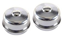 Front Wheel Bearing Caps - 2 Piece Set - Fits many GM Models