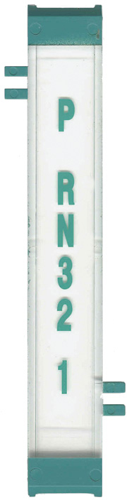 Shift Indicator Lens - Green - Turbo - 67 Camaro Firebird 68 Chevy II Nova