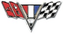 Fender Emblem - V-Flag - LH or RH - 67 Camaro 65-67 Chevy II Nova Chevelle
