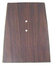 Console Forward Plate - Walnut Woodgrain - 68 Camaro