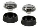 Radio Knobs - Stereo - 4 Piece Set - 67-68 Camaro; Fullsize Chevy Car